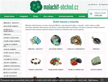 Tablet Screenshot of malachit-obchod.cz